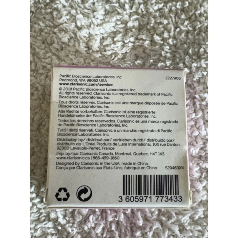 Clarisonic Facial Cleansing‎ Radiance Brush Head Replacement All Skin Types New